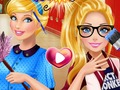 Logħba Rivalità Cinderella u Barbie  onlajn