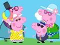 Logħba Peppa Pig: Familja Dress Up  onlajn