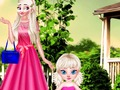 Logħba Omm Elsa u Photoshoot tat-tarbija  onlajn