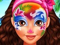 Logħba Oċeanja Princess Moana Face Art  onlajn