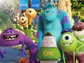 Logħba Monsters University Tic-Tac-throw onlajn