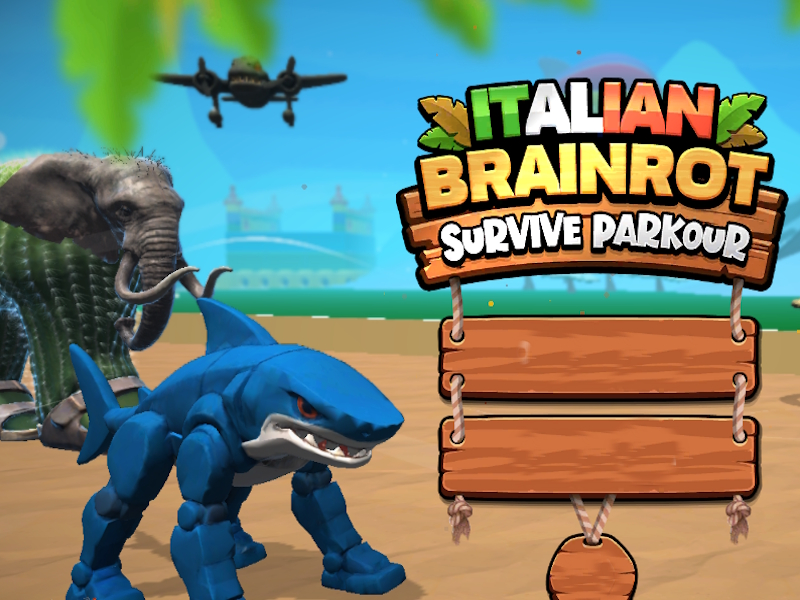 Logħba Brainrot Taljan jgħix parkour onlajn