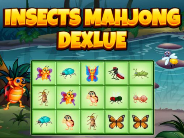 Logħba Insetti Mahjong Deluxe  onlajn