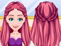 Logħba Hairstyles mmaljati tas-sajf  onlajn