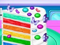 Logħba Vincy Tisjir Rainbow Birthday Cake  onlajn
