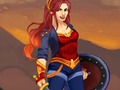 Logħba Amazon Warrior Wonder Woman Dress Up onlajn