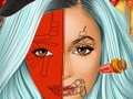 Logħba Kylie Jenner: L-Arti tal-pittura tal-wiċċ ta' Halloween  onlajn