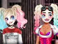 Logħba Harley Quinn Hair u għamla Studio  onlajn