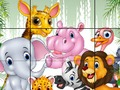 Logħba Annimali: puzzles li jiżżerżqu  onlajn