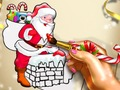 Logħba Kulur tal-Milied Santa  onlajn
