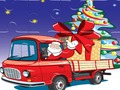 Logħba Santa Trucks Jigsaw onlajn