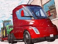 Logħba Jigsaw Truck Tesla  onlajn