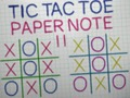 Logħba Tic Tac Toe Paper Nota II  onlajn