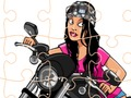 Logħba Jigsaw Bikers Crazy  onlajn