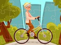 Logħba Jigsaw Riding Happy Bike  onlajn