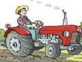 Logħba Puzzle tat-Trattur tal-Cartoon  onlajn