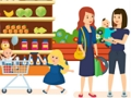 Logħba Jigsaw Happy Shopping  onlajn