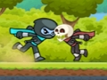 Logħba Ninja Run 'il fuq u' l isfel onlajn