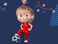 Logħba Masha u l-Futbol Bear onlajn
