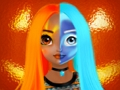 Logħba Tutorial tal-Princess Halloween Makeup Half Face  onlajn