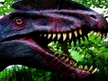 Logħba Puzzle tad-Dinosaurs Scary Snien  onlajn