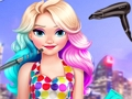 Logħba Hairstyle Neon ta 'Eliza  onlajn
