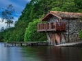 Logħba Lake Cottage Jigsaw onlajn