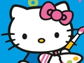 Logħba Kulur B'Numru Ma 'Hello Kitty  onlajn