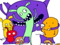 Logħba Monsters Little Ħelu Jigsaw  onlajn