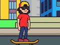 Logħba Skateboard Wheelie onlajn