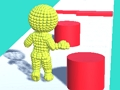 Logħba Sandman Pixel Race 3D onlajn