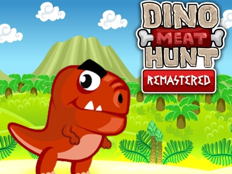 Logħba Dino Meat Hunt Remastered onlajn