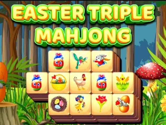 Logħba Triple tal-Għid Mahjong onlajn