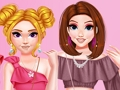 Logħba Ilbies ta 'Fuq Ruffle Crop Top  onlajn