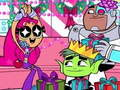 Logħba Teen Titans Stars tal-Milied  onlajn