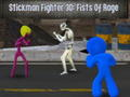 Logħba Stickman Fighter 3D: Fists of Rage onlajn