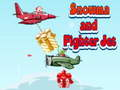 Logħba Snowman u Fighter Jet  onlajn