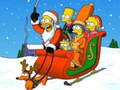 Logħba Puzzle tal-Milied tas-Simpsons onlajn