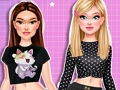Logħba Skola ta ’ċelebrità mid-dar dress up onlajn
