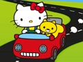 Logħba Hello Kitty Car Jigsaw onlajn