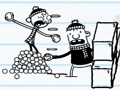 Logħba StickMan Snow Ġlieda  onlajn