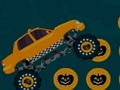 Logħba Crazy Monster Taxi Halloween  onlajn