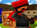 Logħba Blocky Gun Paintball 2 onlajn