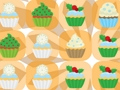Logħba Christmas Cupcake Match3 onlajn