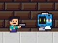 Logħba Noob Super Agent vs Robots onlajn
