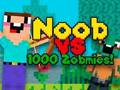 Logħba Noob vs 1000 zombies onlajn