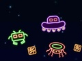 Logħba Invażuri tan-neon onlajn