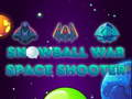 Logħba Snowball War: Space Shooter onlajn