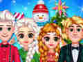 Logħba Ċelebrazzjoni tal-Milied Frozen Princess  onlajn