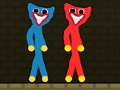 Logħba Aħmar u Blu Stickman Huggy  onlajn